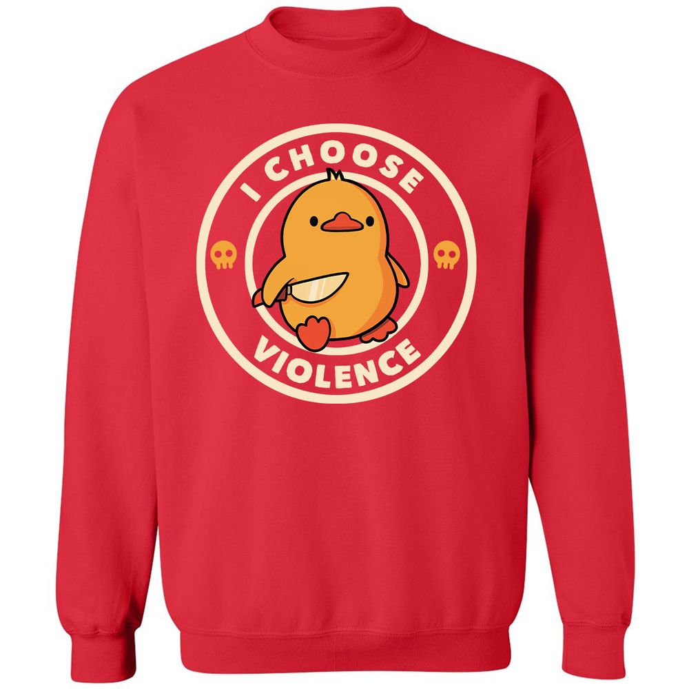 Classic Unisex Sweatshirt - R2HBRWL9 - Red - 5