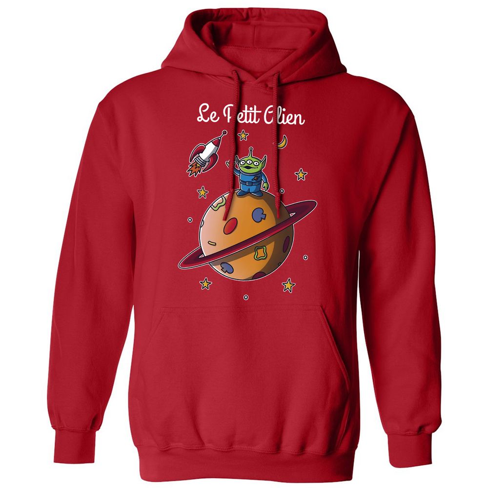 Classic Unisex Hoodie - L5XBCHW8 - Red - 5