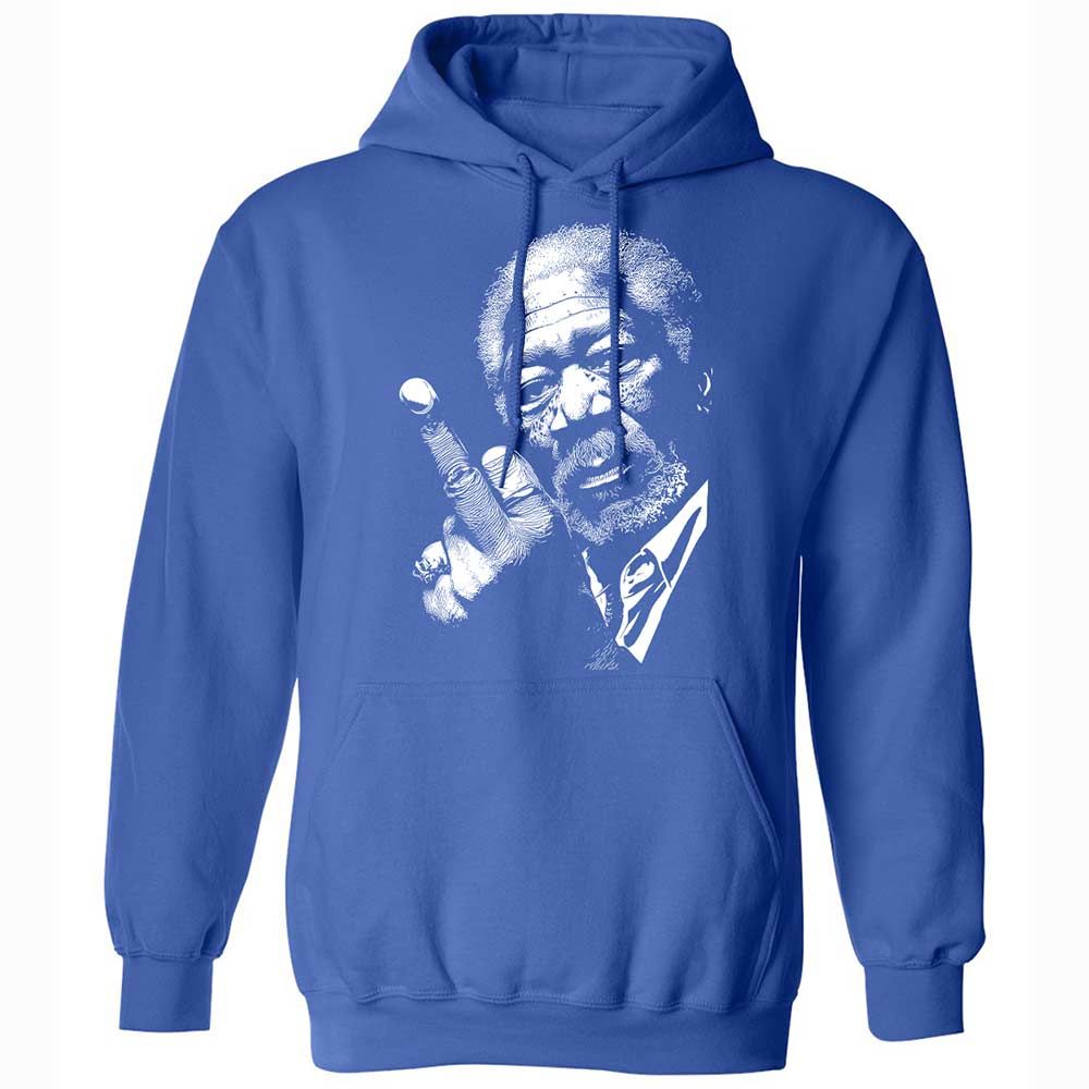 Morgan Freeman middle finger - Royal - 5