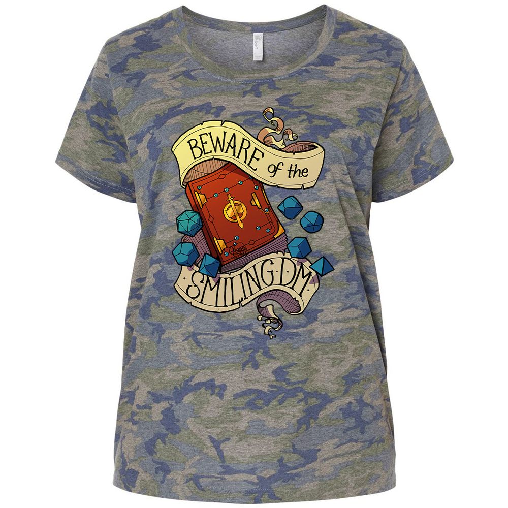 Ladies Curvy Jersey - BAPCHA7Y - Vintage Camo - 5