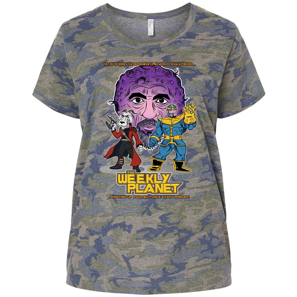 Ladies Curvy Jersey - 36AM3DQS - Vintage Camo - 5