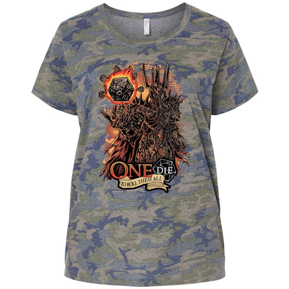 Ladies Curvy Jersey - DH343N6N - Vintage Camo - 5