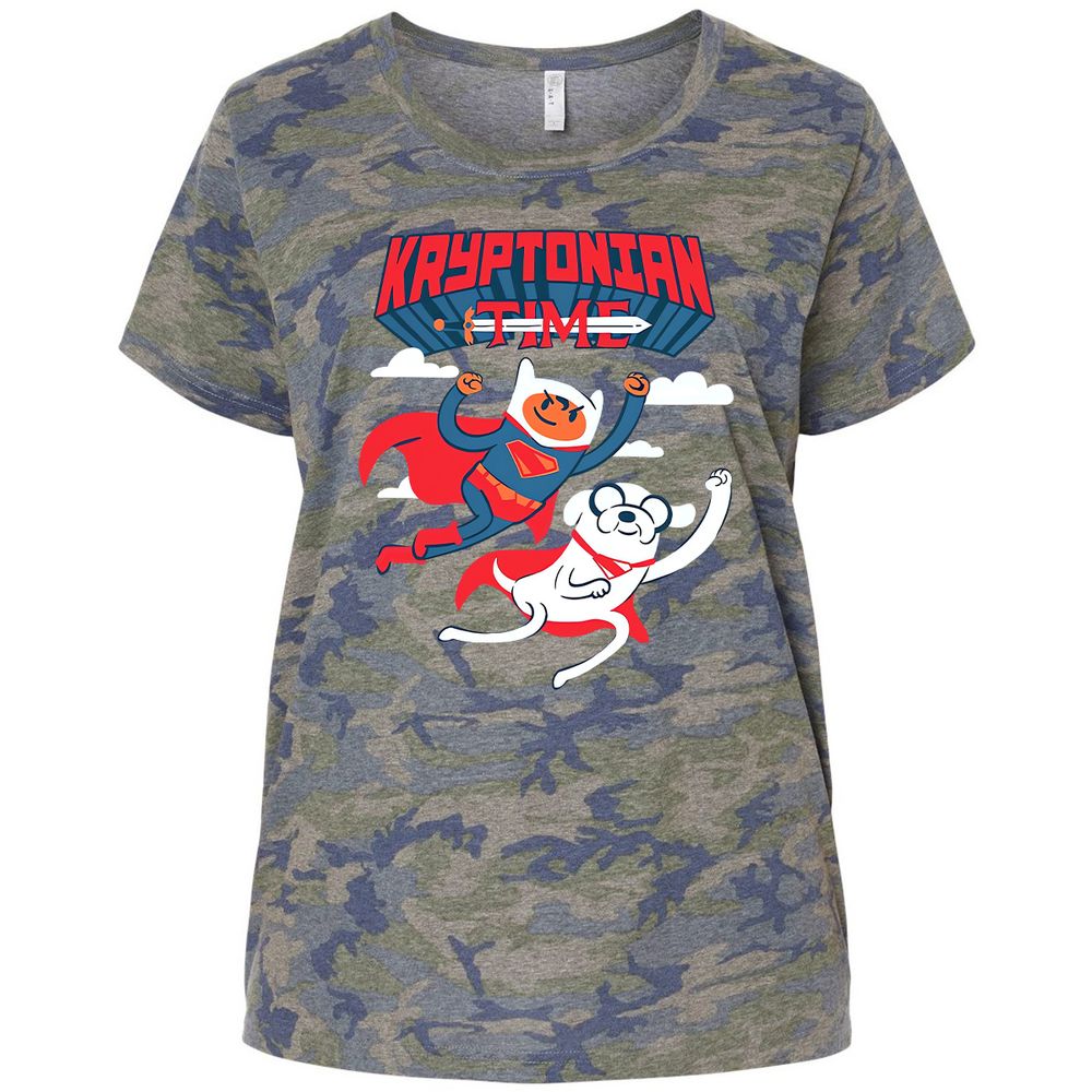 Ladies Curvy Jersey - 4YQ329E5 - Vintage Camo - 5