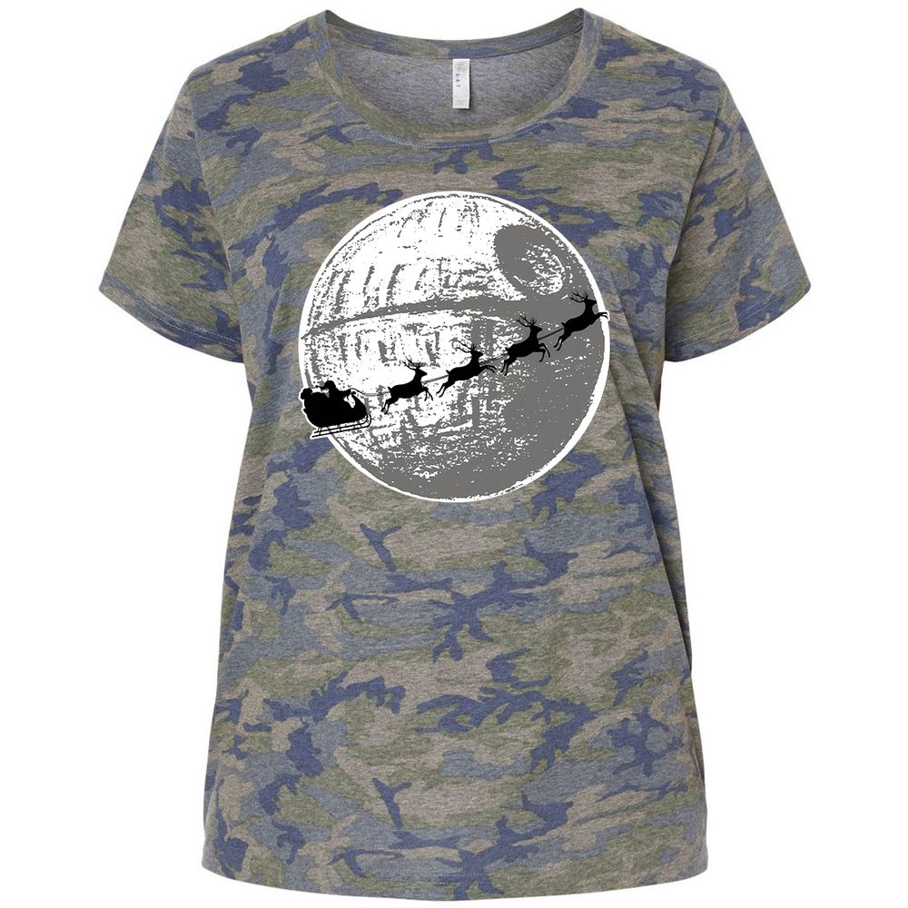 Ladies Curvy Jersey - LXY4ZRSU - Vintage Camo - 5