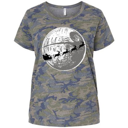 Ladies Curvy Jersey - LXY4ZRSU - Vintage Camo - 5