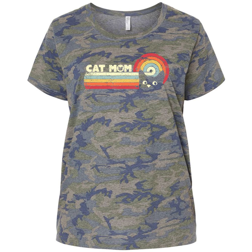 Ladies Curvy Jersey - WSTJCQGW - Vintage Camo - 5