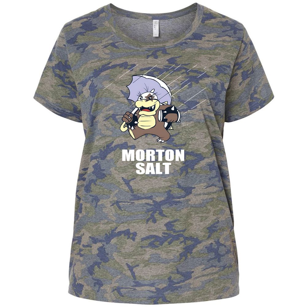 Ladies Curvy Jersey - 9F95RC3U - Vintage Camo - 5