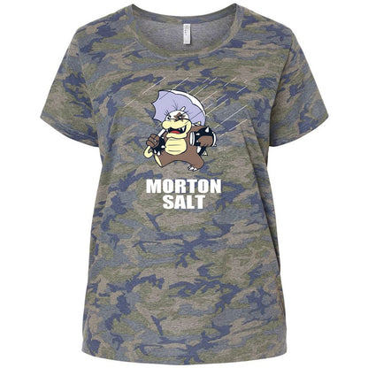 Ladies Curvy Jersey - 9F95RC3U - Vintage Camo - 5