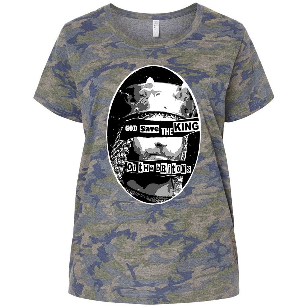 Ladies Curvy Jersey - AM96DJAZ - Vintage Camo - 5