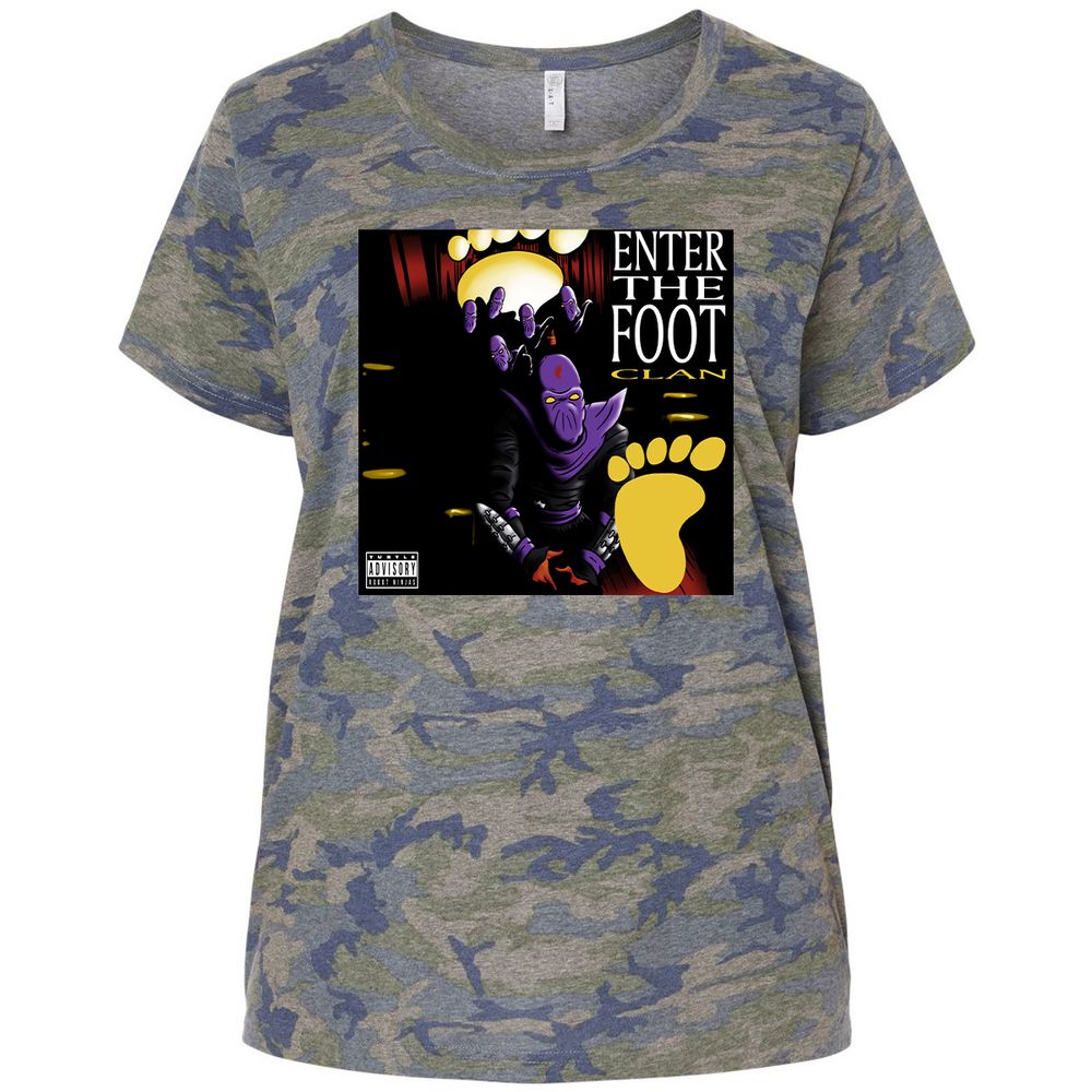 Ladies Curvy Jersey - WMCTPF33 - Vintage Camo - 5