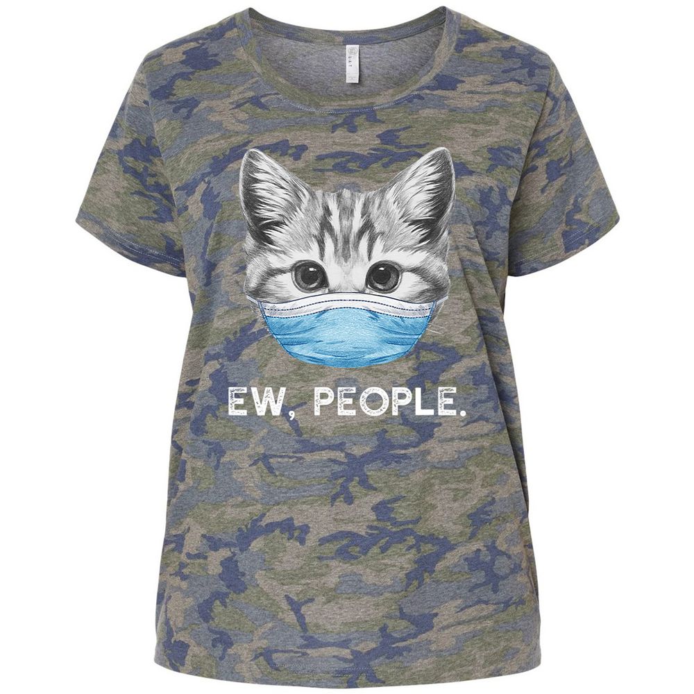 Ladies Curvy Jersey - KG193JE6 - Vintage Camo - 5