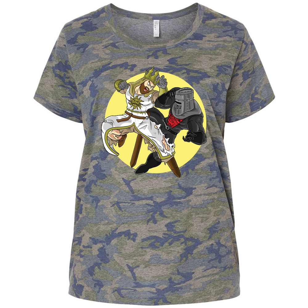 Ladies Curvy Jersey - 191HWM3P - Vintage Camo - 5