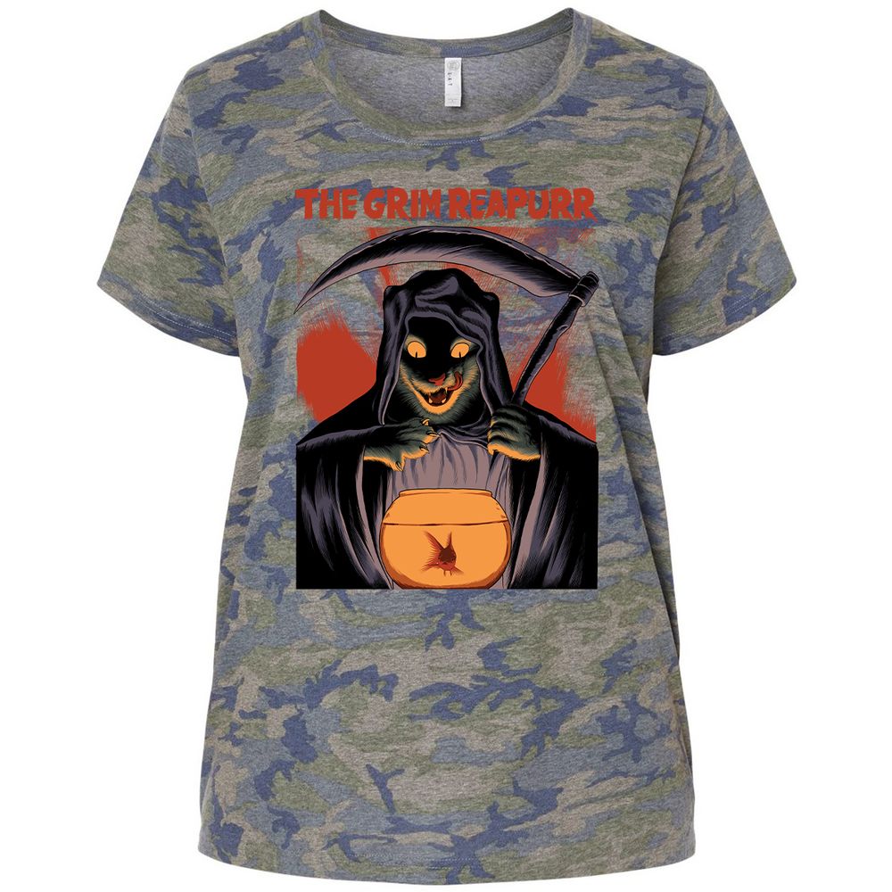 Ladies Curvy Jersey - 81USE9NS - Vintage Camo - 5