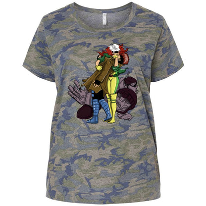 Ladies Curvy Jersey - WPA2A829 - Vintage Camo - 5