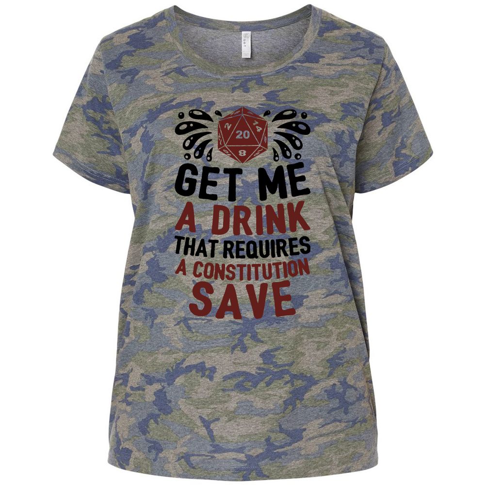 Ladies Curvy Jersey - SZWVJFL2 - Vintage Camo - 5