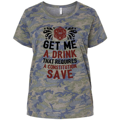 Ladies Curvy Jersey - SZWVJFL2 - Vintage Camo - 5