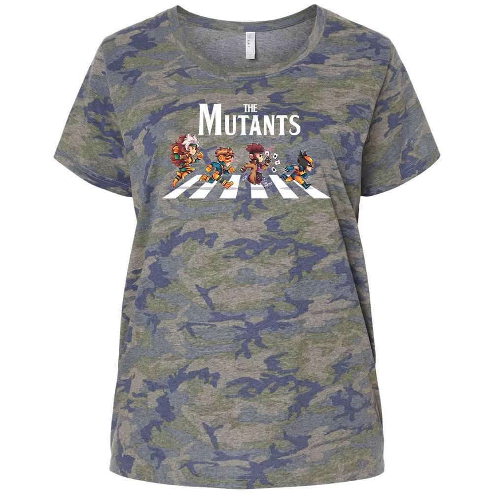 Ladies Curvy Jersey - XARCKSZG - Vintage Camo - 5