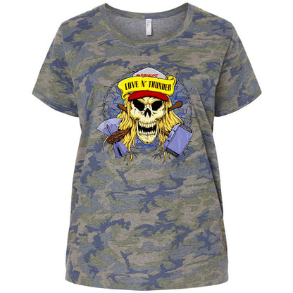 Ladies Curvy Jersey - WN7LPJDR - Vintage Camo - 5