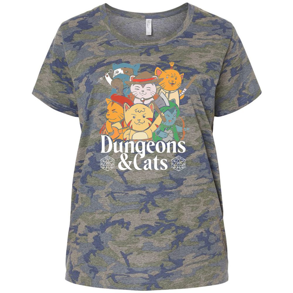 Ladies Curvy Jersey - GZ8HUNGY - Vintage Camo - 5