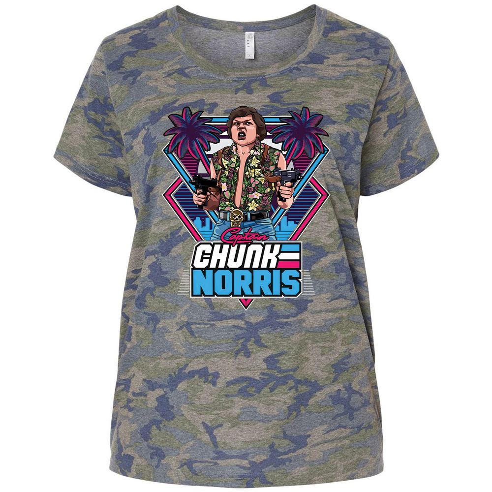 Ladies Curvy Jersey - LRV5CU6T - Vintage Camo - 5