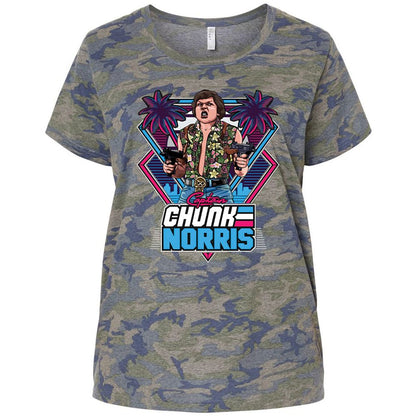 Ladies Curvy Jersey - LRV5CU6T - Vintage Camo - 5