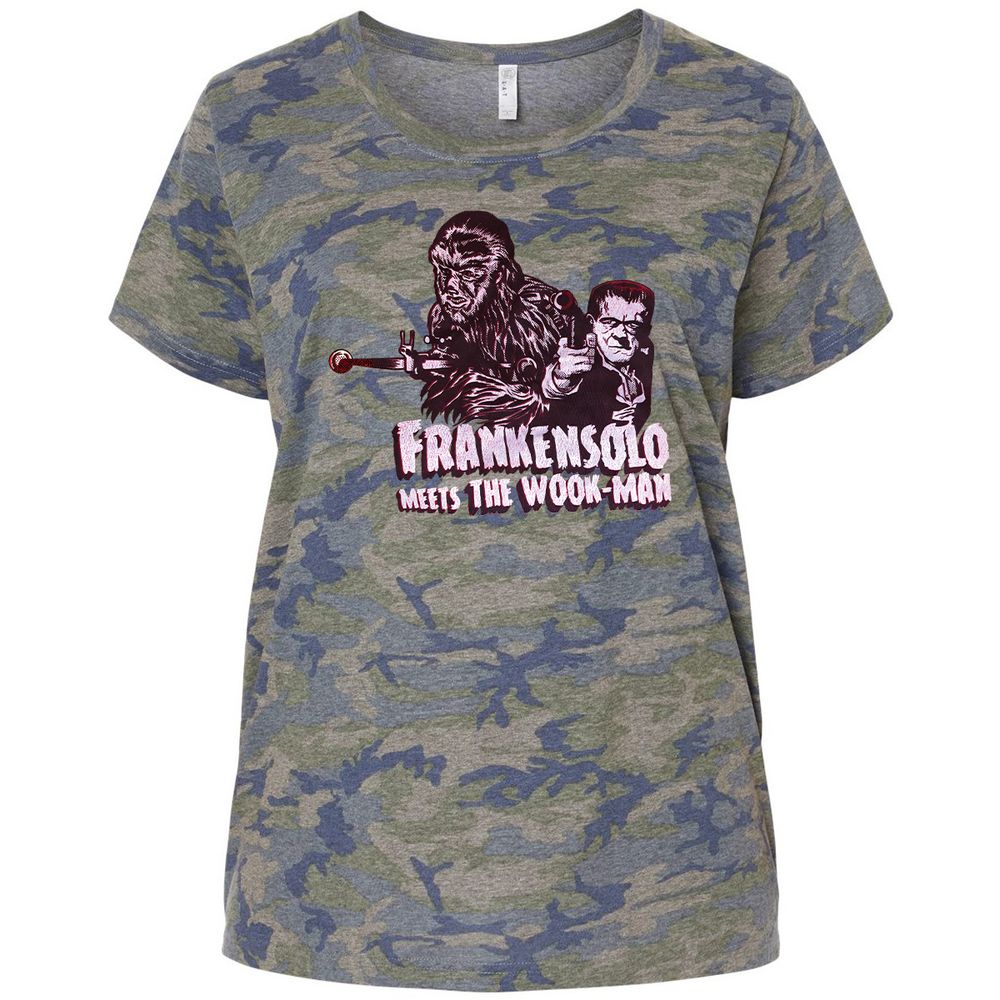 Ladies Curvy Jersey - H1ZUNB7D - Vintage Camo - 5