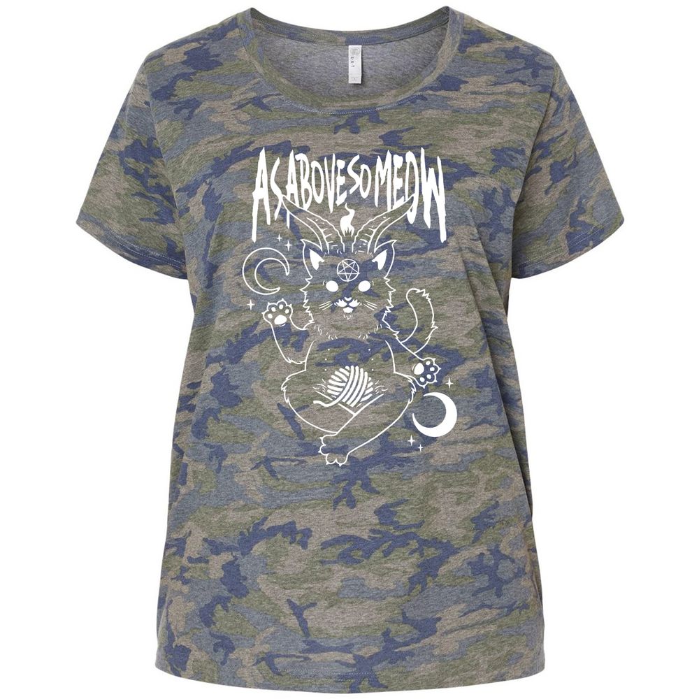 Ladies Curvy Jersey - NL1HFBRH - Vintage Camo - 5