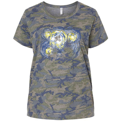 Ladies Curvy Jersey - LGF1FVMK - Vintage Camo - 5