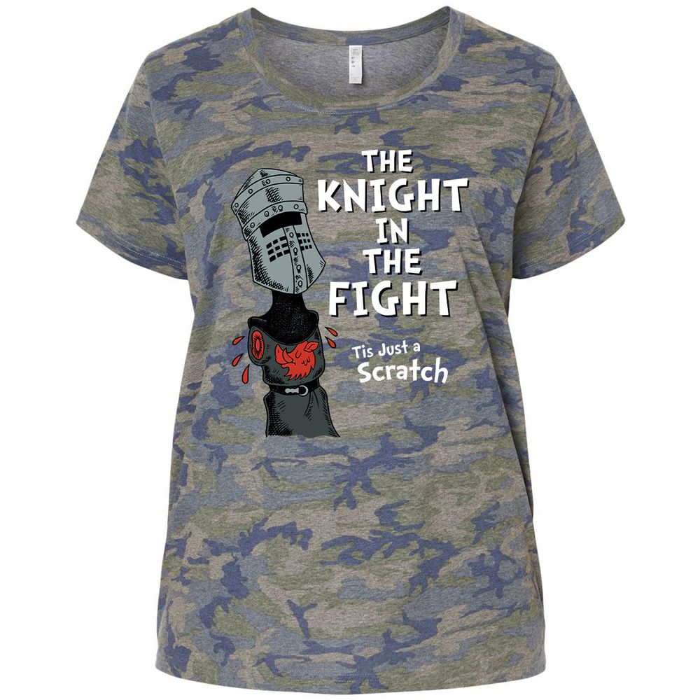 Ladies Curvy Jersey - 3E1XWWLW - Vintage Camo - 5