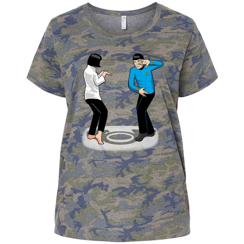 Ladies Curvy Jersey - QJUCVM3B - Vintage Camo - 5