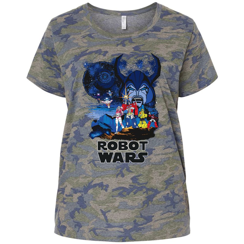 Ladies Curvy Jersey - J5AE8JH2 - Vintage Camo - 5