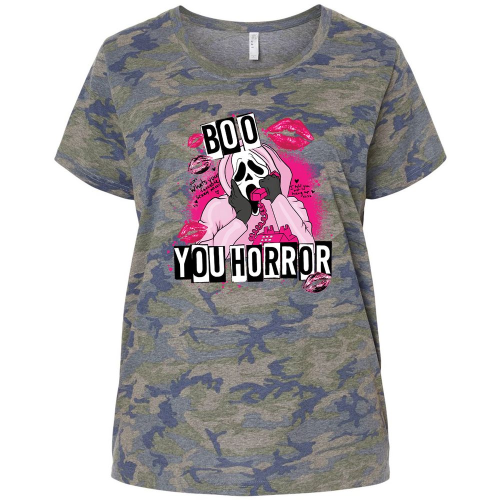 Ladies Curvy Jersey - ELHT63FQ - Vintage Camo - 5