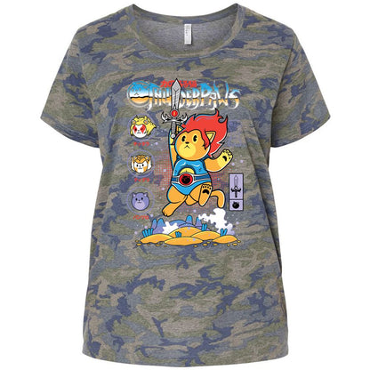 Ladies Curvy Jersey - AKNKJWJE - Vintage Camo - 5