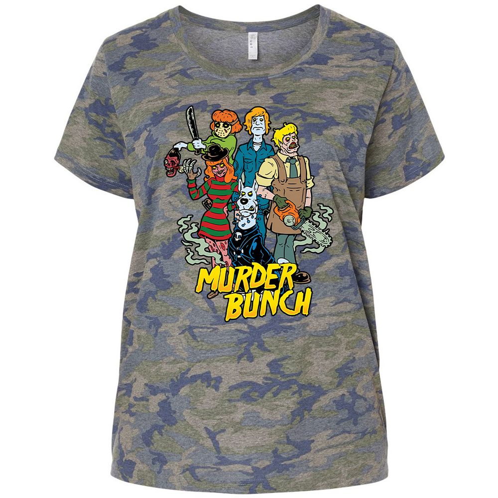 Ladies Curvy Jersey - 8WNZD1HA - Vintage Camo - 5