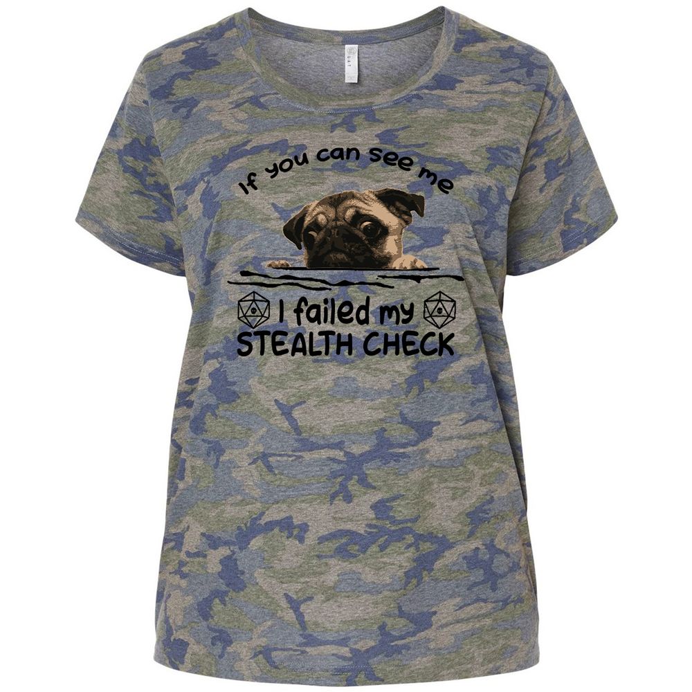 Ladies Curvy Jersey - RWXRK3DF - Vintage Camo - 5