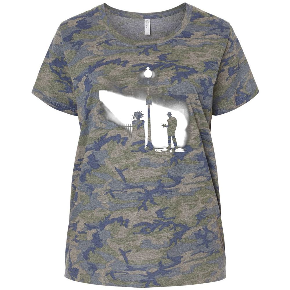Ladies Curvy Jersey - 83GLW7GJ - Vintage Camo - 5