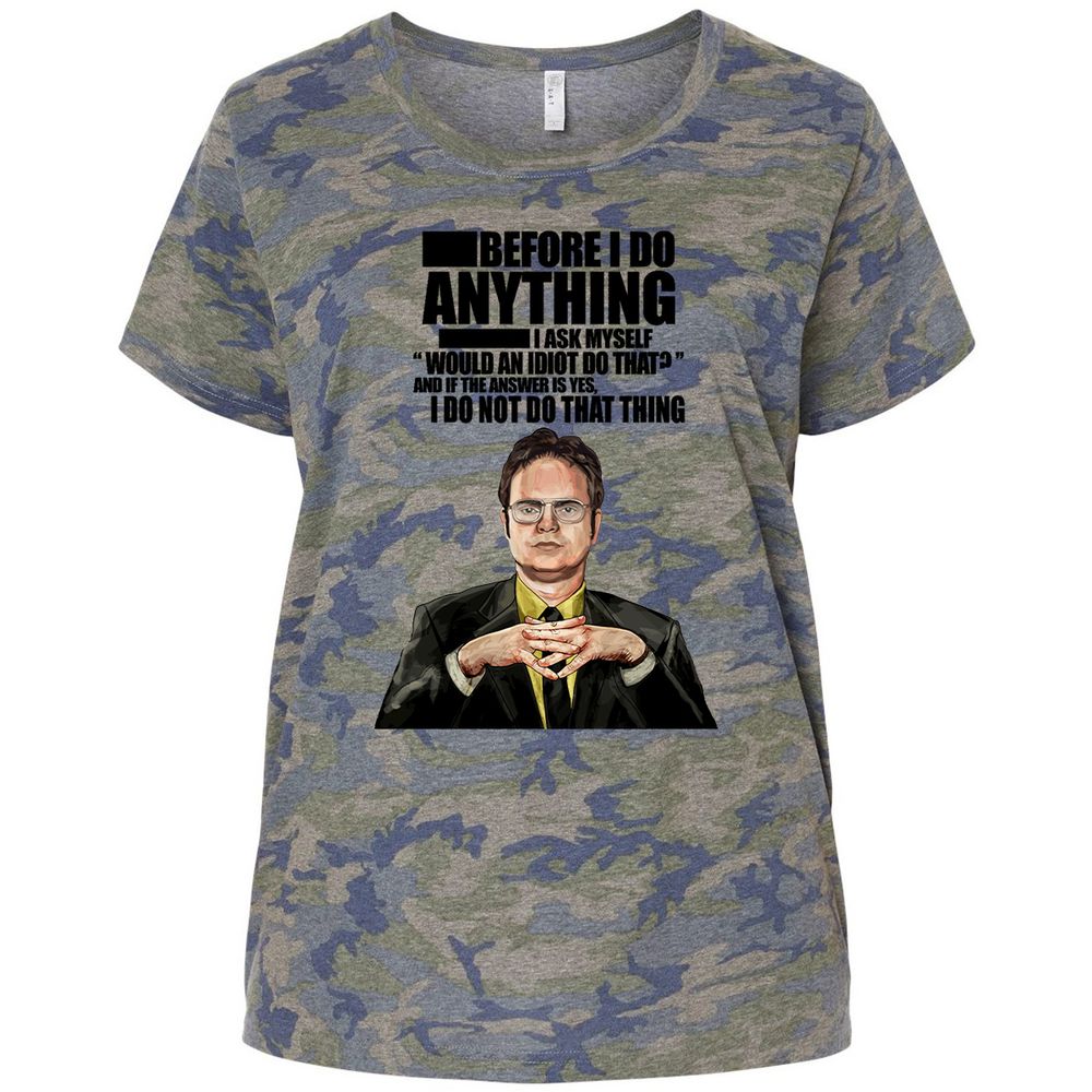 Ladies Curvy Jersey - RM5NY55N - Vintage Camo - 5