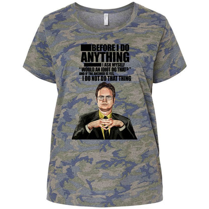 Ladies Curvy Jersey - RM5NY55N - Vintage Camo - 5