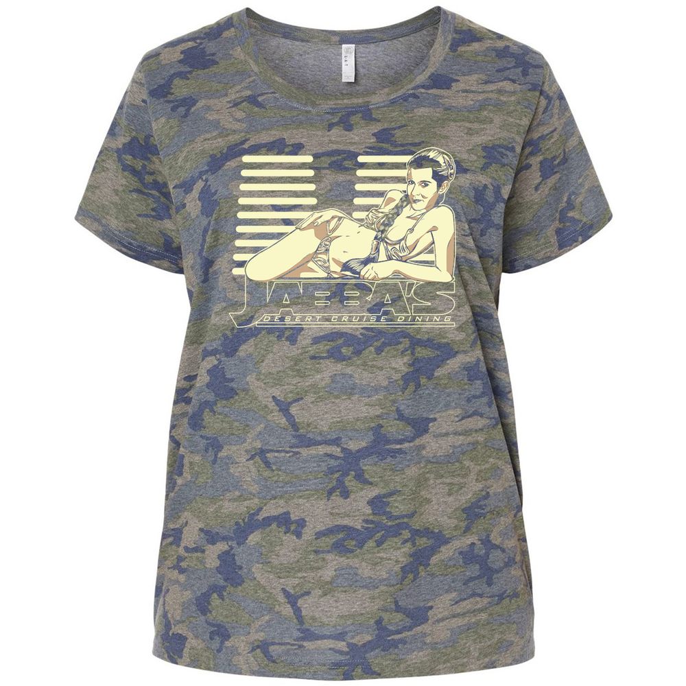 Ladies Curvy Jersey - DM8WBZ5E - Vintage Camo - 5