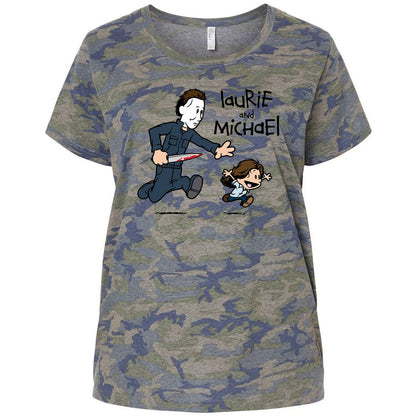 Ladies Curvy Jersey - A4SUV2S3 - Vintage Camo - 5