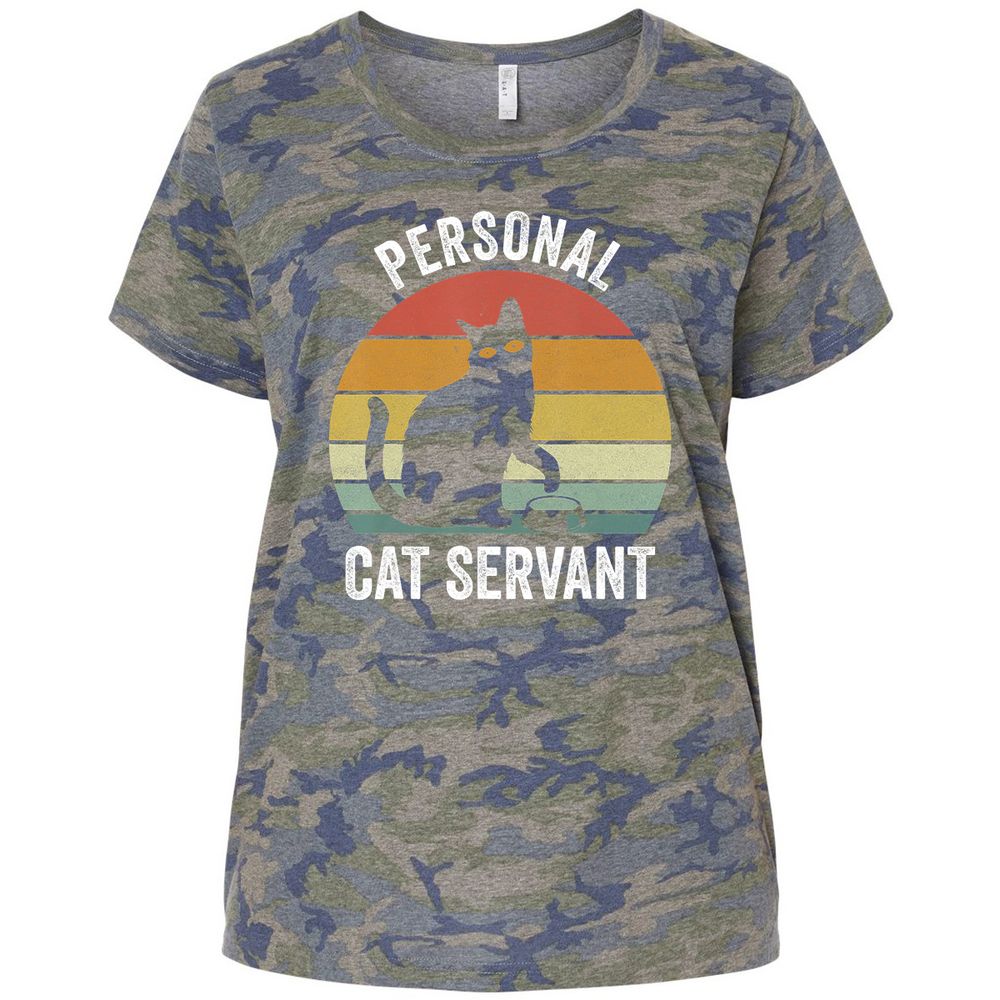 Ladies Curvy Jersey - YGM7TYC7 - Vintage Camo - 5