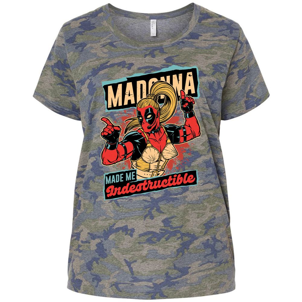 Ladies Curvy Jersey - Q8WHPBEC - Vintage Camo - 5