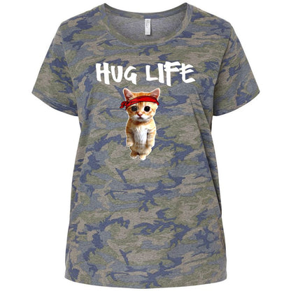 Ladies Curvy Jersey - 4R1SW6VR - Vintage Camo - 5