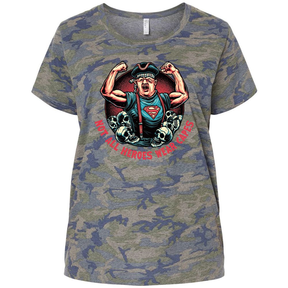 Ladies Curvy Jersey - ZY69AXLD - Vintage Camo - 5