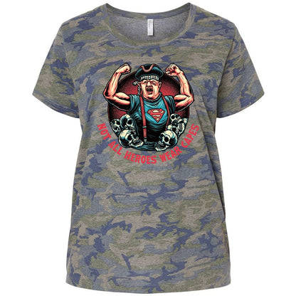 Ladies Curvy Jersey - ZY69AXLD - Vintage Camo - 5