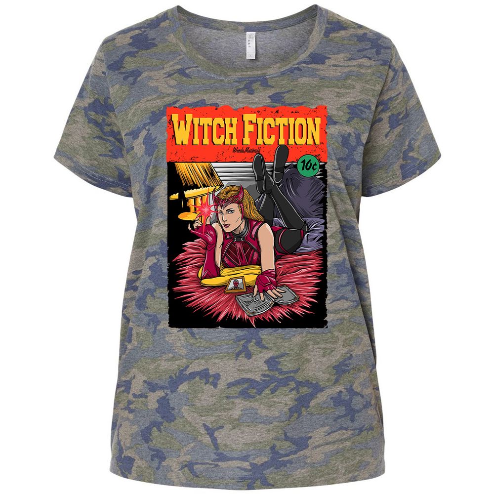 Ladies Curvy Jersey - RJDS29W2 - Vintage Camo - 5