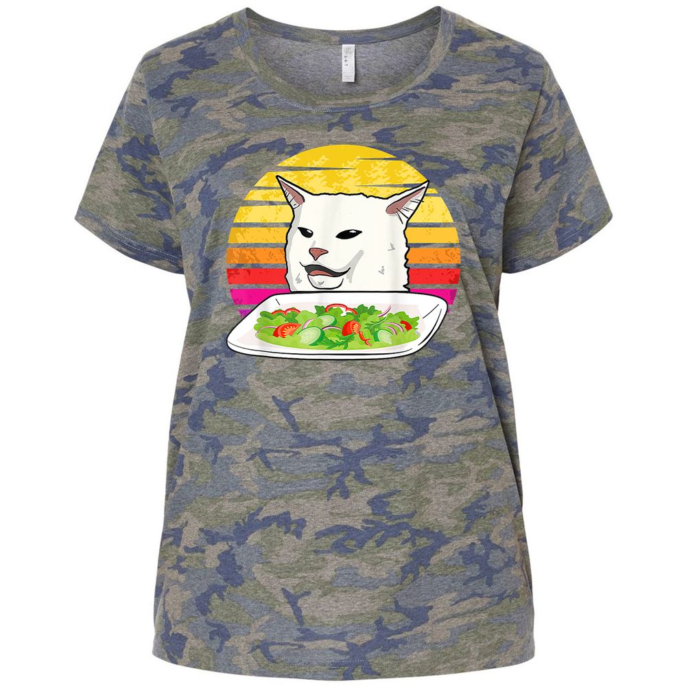 Ladies Curvy Jersey - ML6LYZKG - Vintage Camo - 5