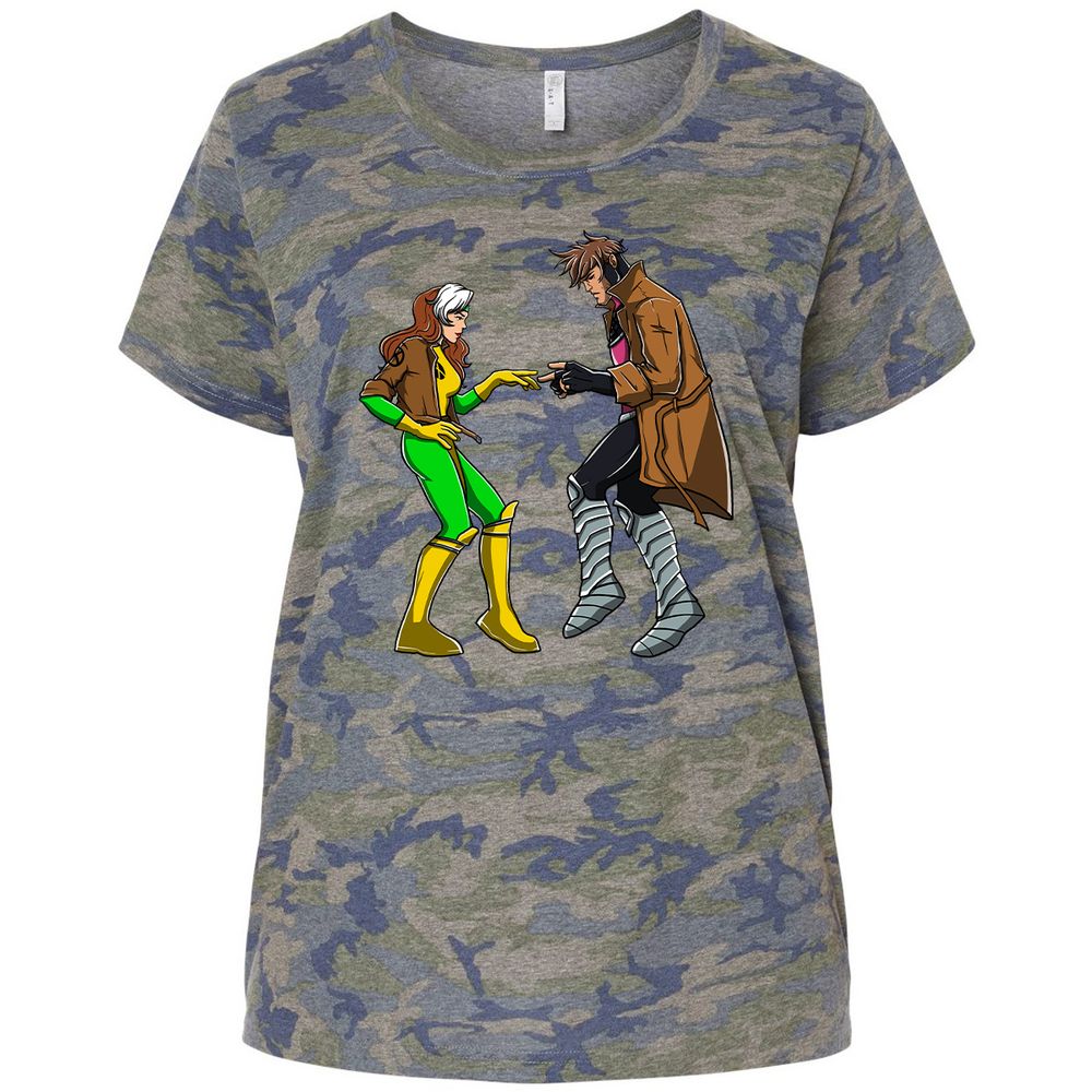 Ladies Curvy Jersey - MV5Z2LJX - Vintage Camo - 5