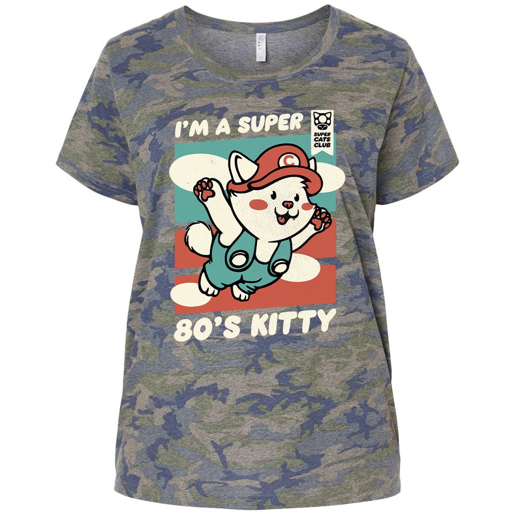 Ladies Curvy Jersey - VAENRHH5 - Vintage Camo - 5