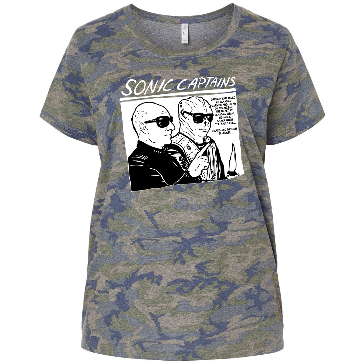 Ladies Curvy Jersey - LERJT2LG - Vintage Camo - 5